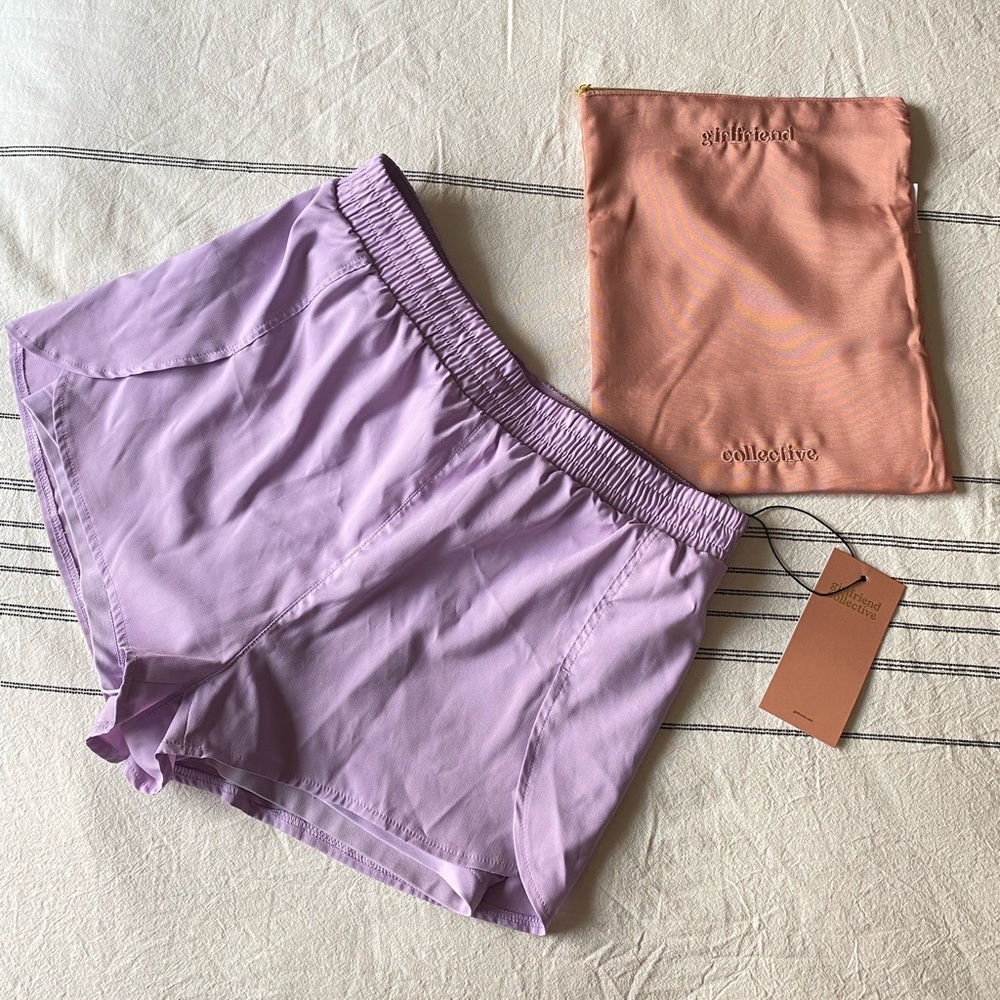 Girlfriend Collective Lilac Trail Shorts
